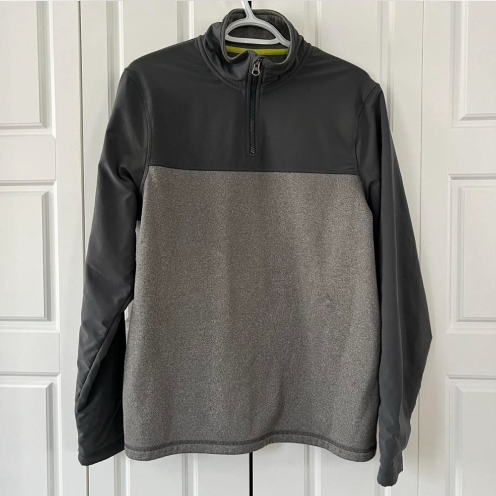 Denver Hayes Quarter-Zip Fleece‎ Pullover Men’s Medium | Grey Softshell